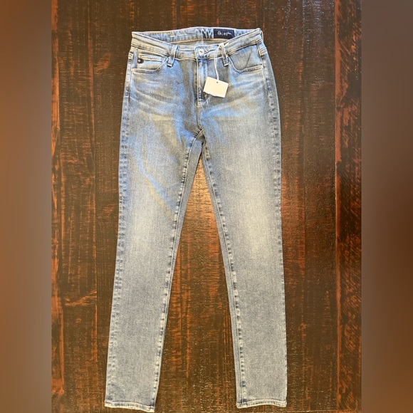 AG Adriano Goldschmied Size 25 Prima Cigarette Leg Jeans Medium Wash Preppy NWT - Picture 12 of 12